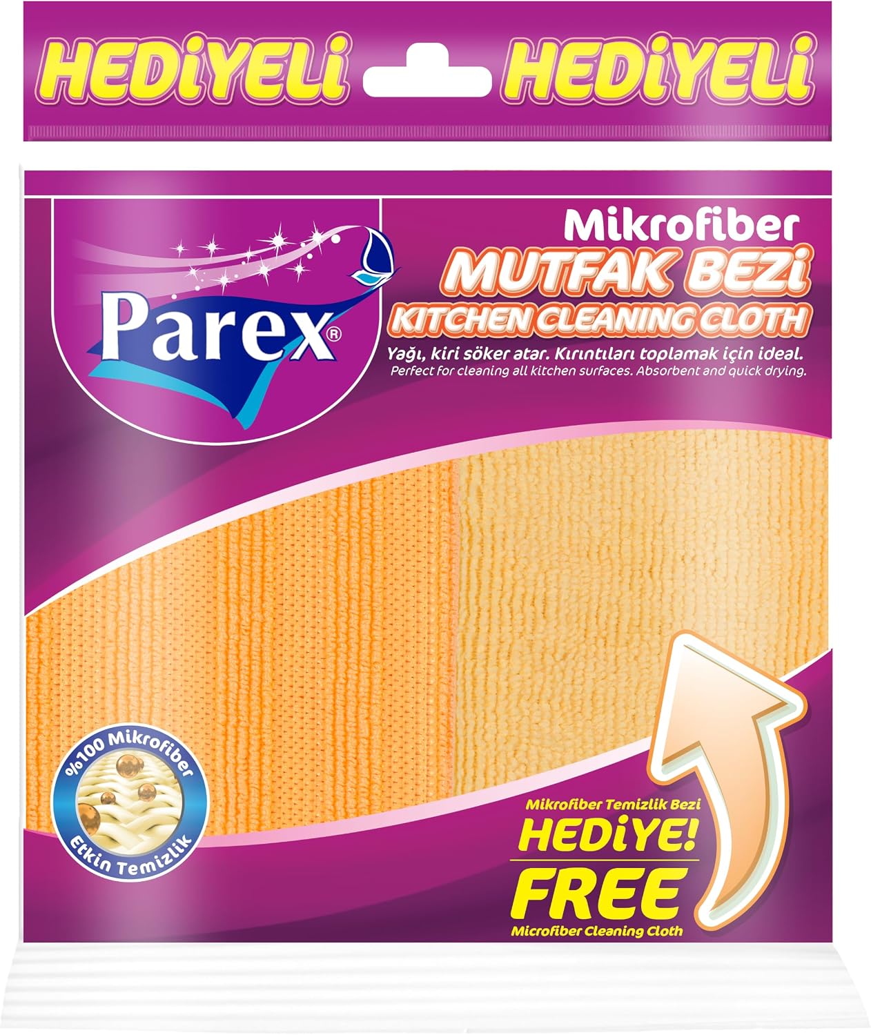 Mikrofiber Mutfak Bezi (mikrofiber Temizlik Bezi Hediye)