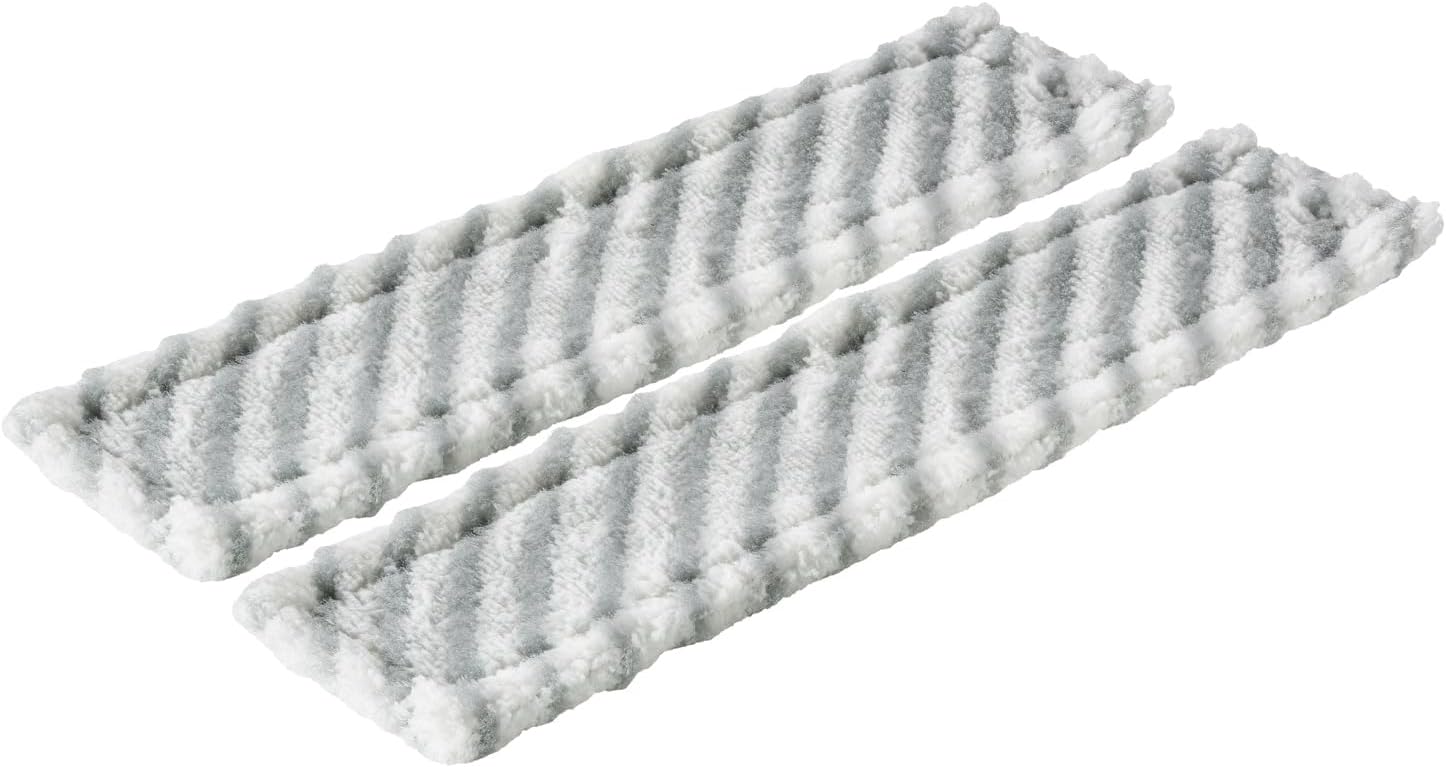 Home and Garden GlassVAC Akülü Cam Temizleme Makinesi ile Uyumlu Yedek Mikrofiber Bez, Beyaz