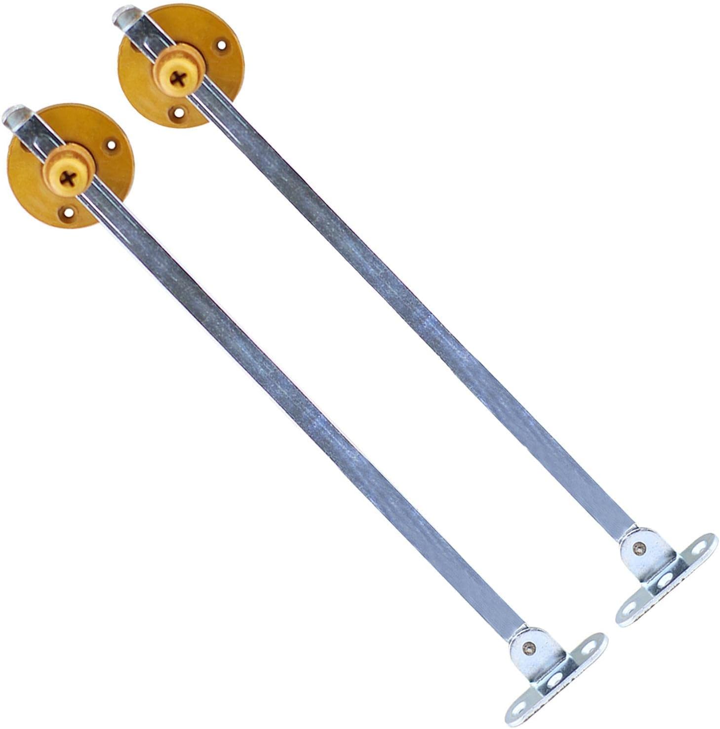 Düşer Kapak Makası Frenli Dolap Çekmece Metal 25 Cm Sessiz Açma Kapama Amortisör Piston Açık Kahve Bar (2 ADET)