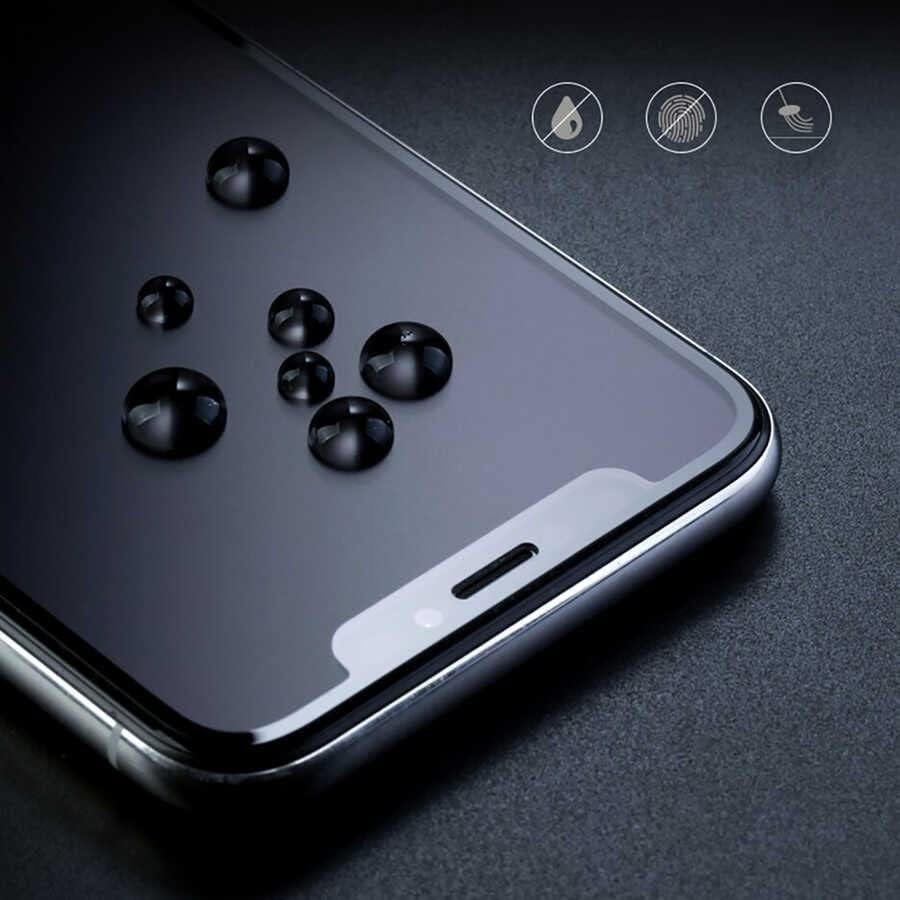 Samsung Galaxy M30S ile Uyumlu Ekran Koruyucusu Tam Kaplayan Nano İnce Esnek Koruma Fiber Siyah