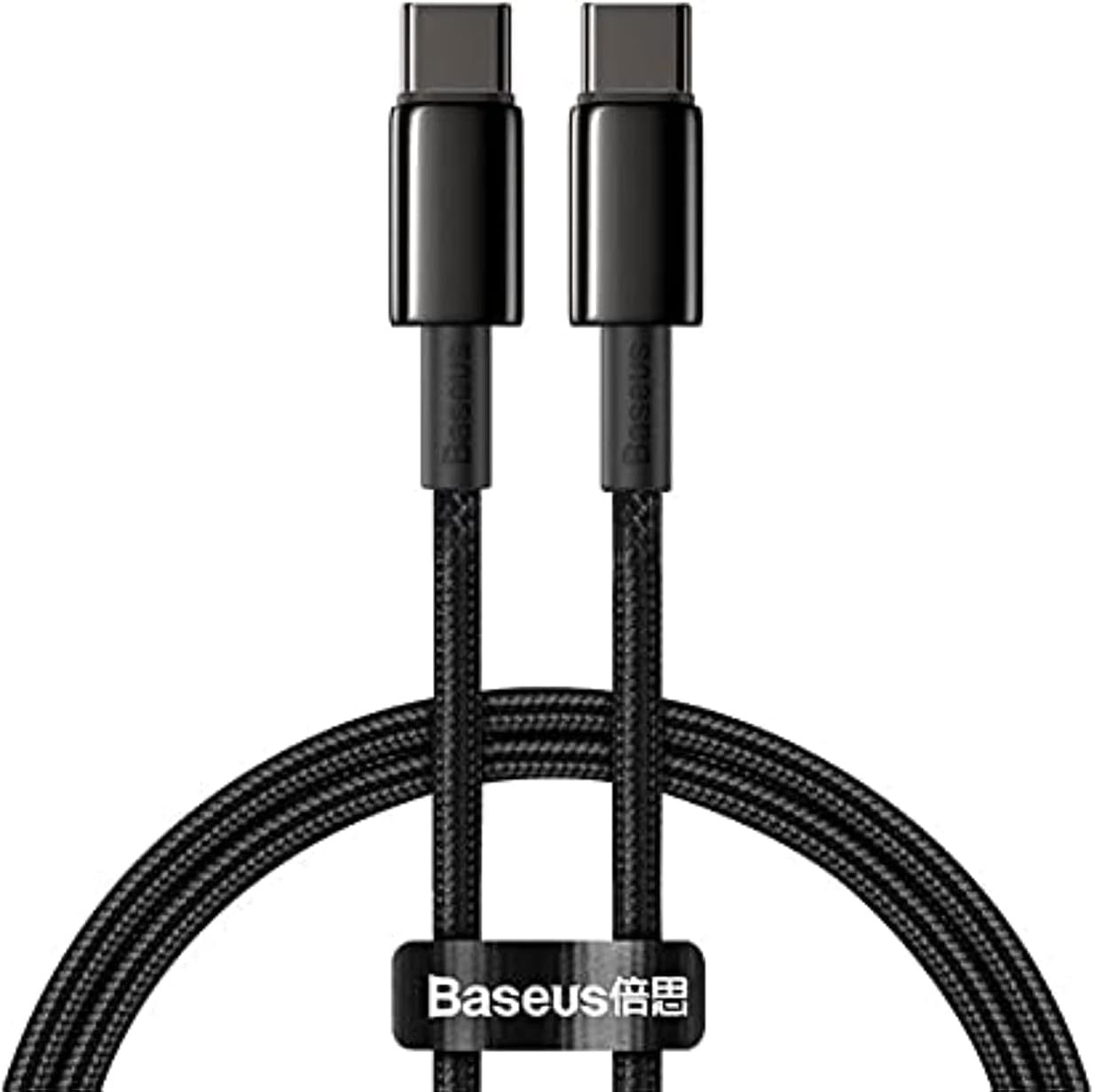 Tungsten Altın Hızlı Şarj Veri Kablosu Type-C - Type-C 100W 1M - Siyah CATWJ-01