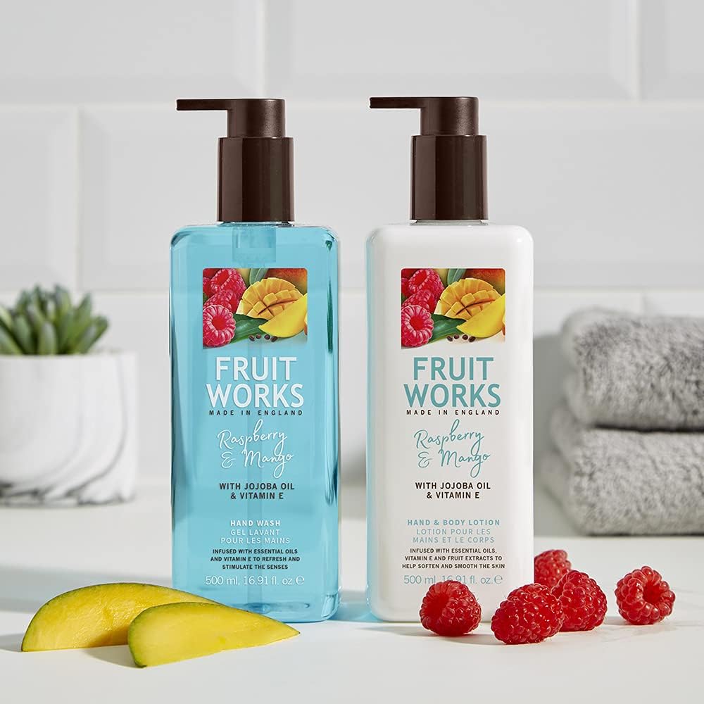 Fruit Works BL Rasberry & Mango El Ve Vücut Losyonu 500ml