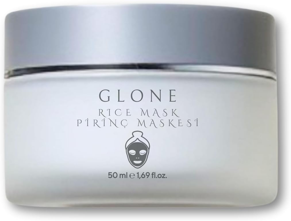 Aydınlatıcı Pirinç Maskesi, 50ml - Gözenek Arındırıcı ve Leke Karşıtı, AHA & Kil, Porselen Cilt Etkisi