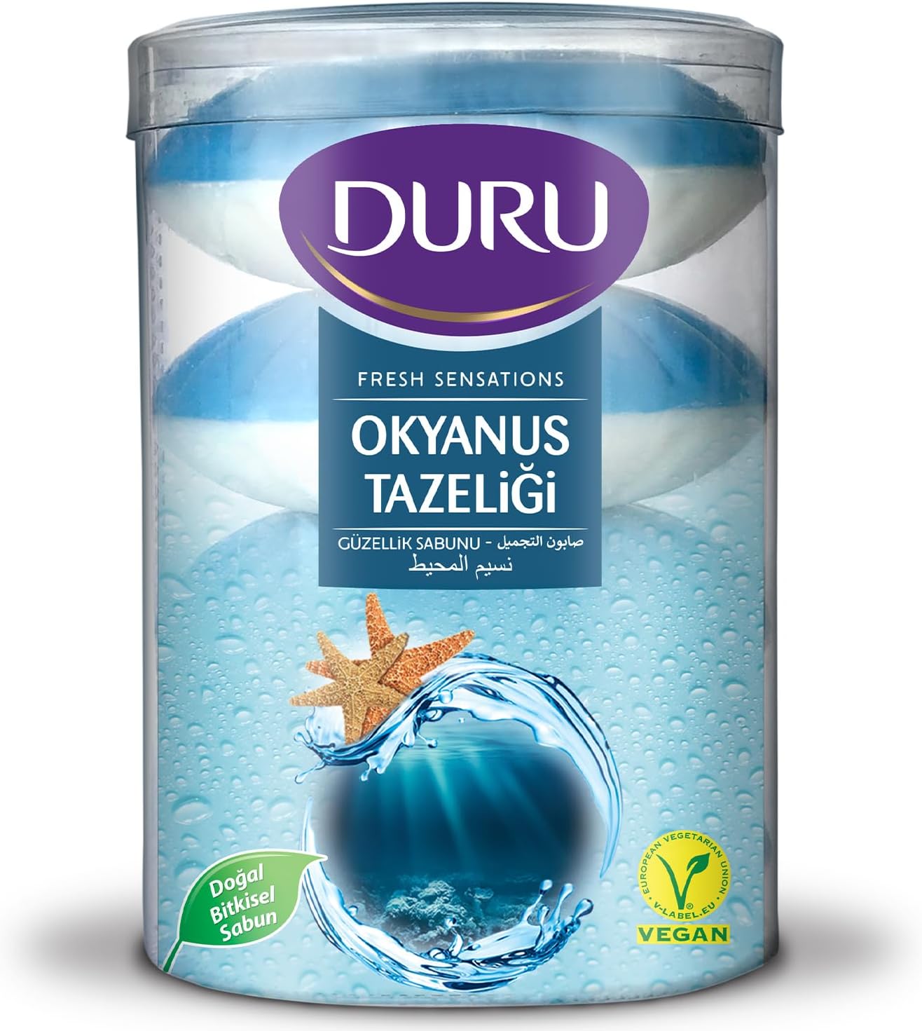 Fresh Sensations Ocean Sabun, 100 Gramx4