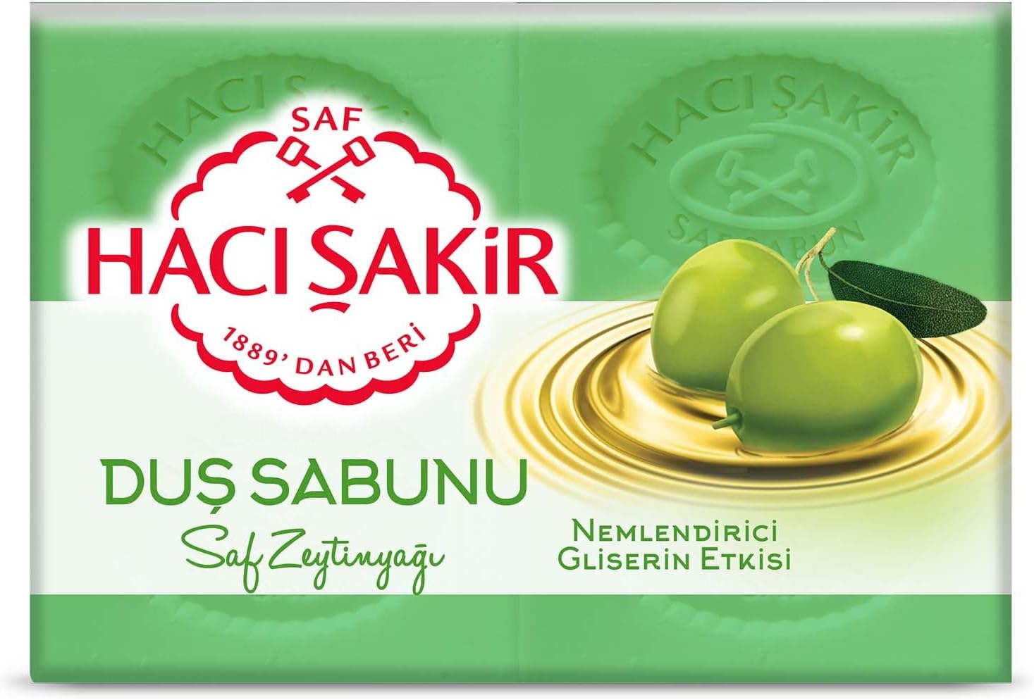 Zeytinyağı Gliserinli Saf Zeytinyağı Duş Sabunu (4 Adet)
