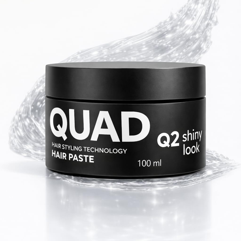 Q2 Shiny Look Saç Şekillendirici Pasta - Parlak Görünüm - Güçlü Tutucu - Unisex - 100 ml
