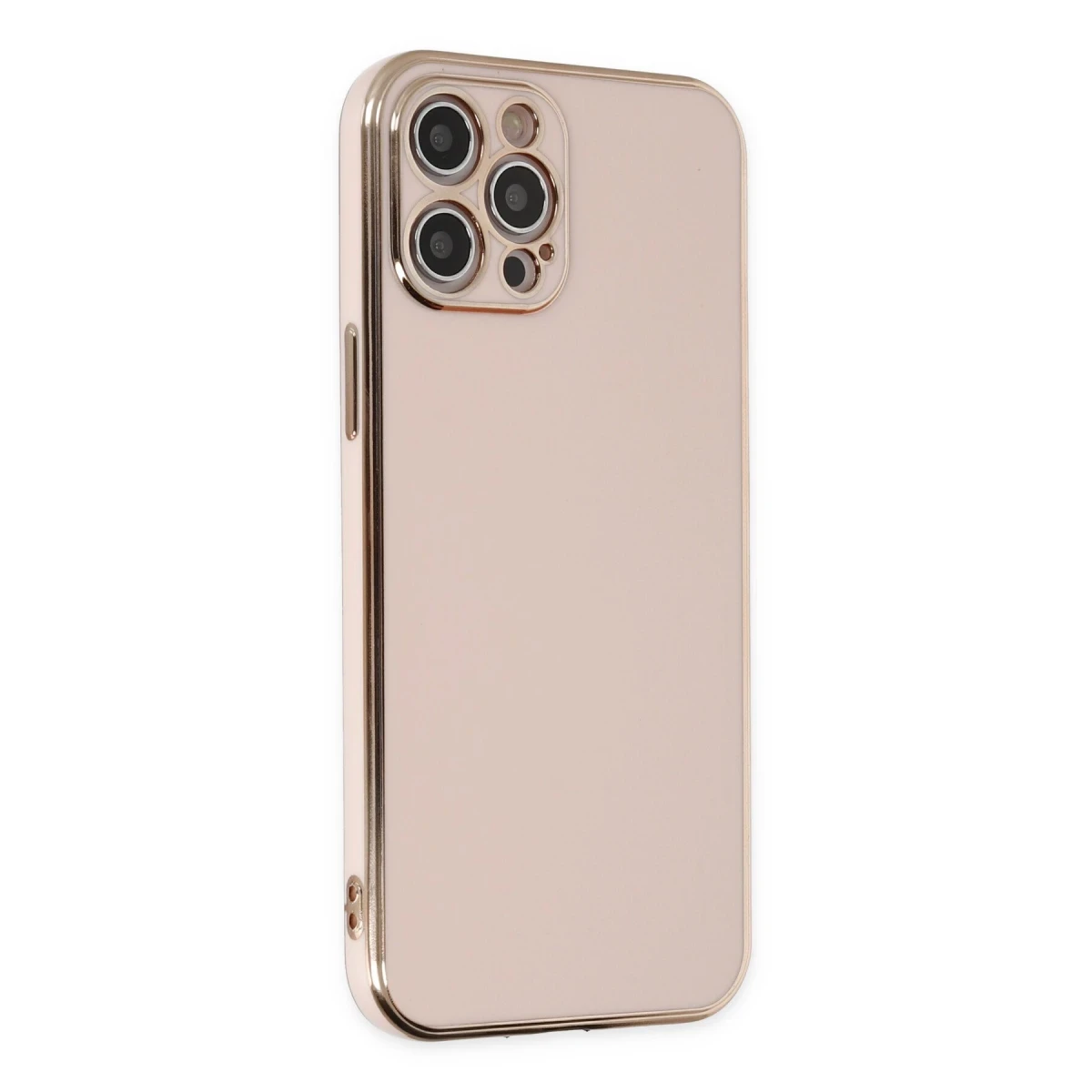 Apple iPhone 12 Pro Kılıf Volet Silikon - Pembe