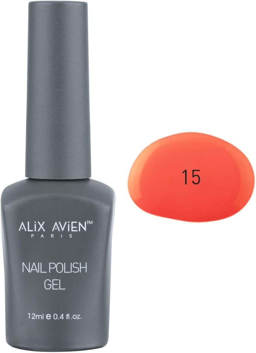 Uv Kalıcı Mercan Jel Oje 15 - Gel Polish - 12 ml