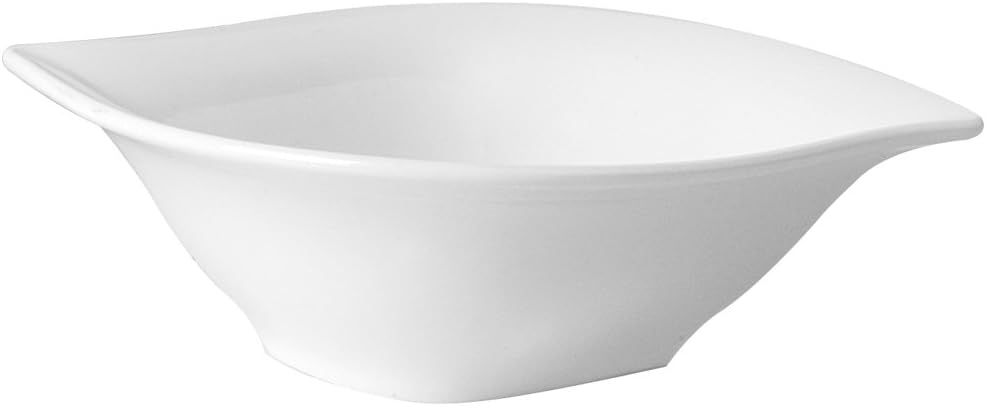 04A+P017191 Leaf Beyaz Ev Kase, 18Cm