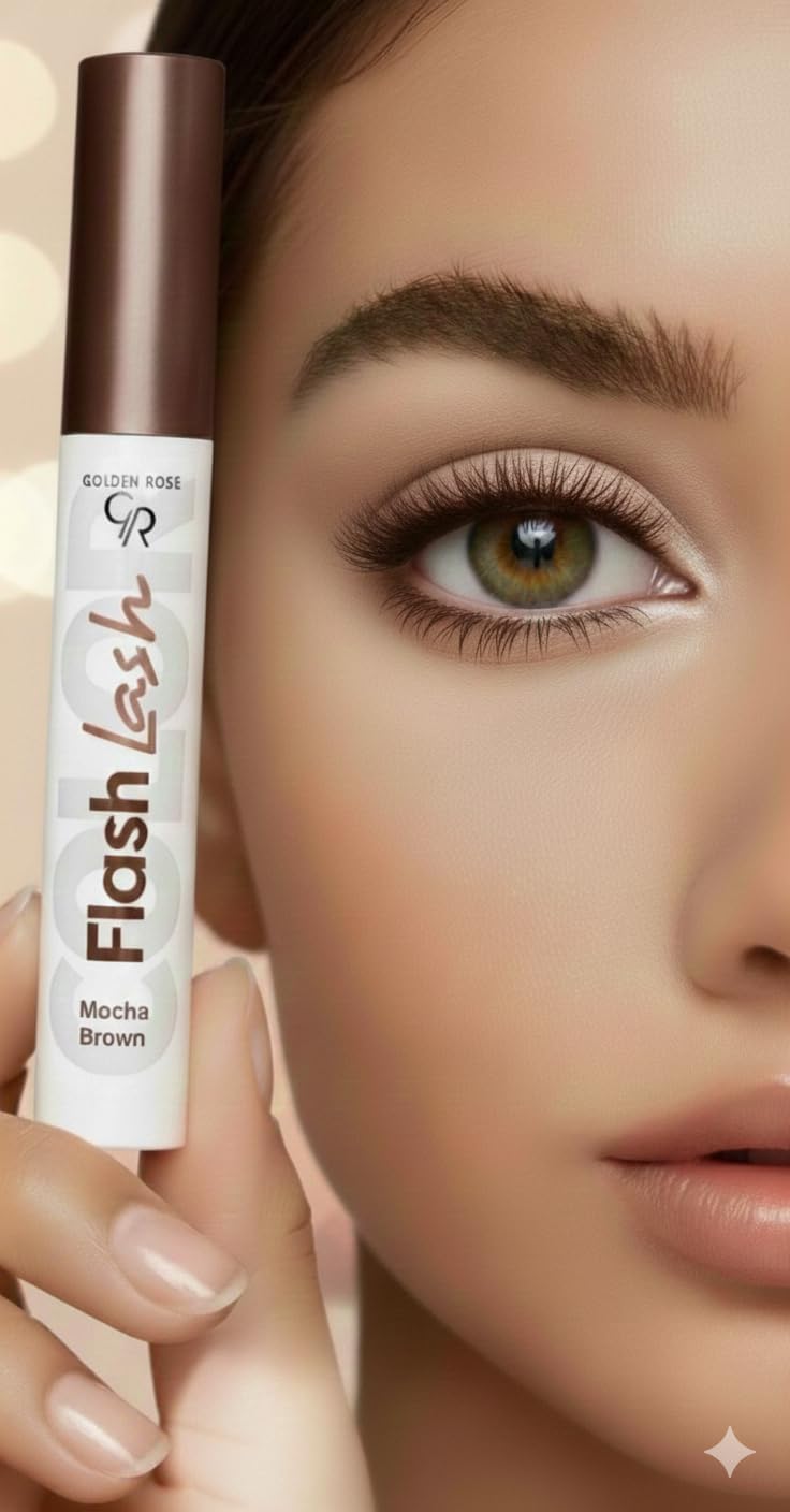 Flash Lash Colored Mascara No: 08 Mocha Brown - Renkli Maskara