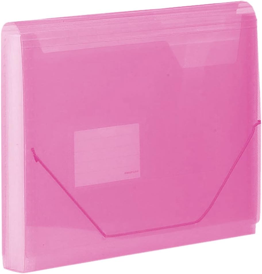 KÖRÜKLÜ DOSYA 13 CEP LASTİKLİ F4302 PEMBE