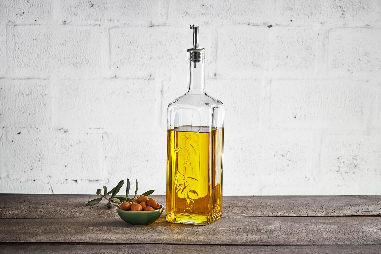 Paşabahçe Paşabahçe Homemade Metal Tıpalı Yağlık & Sirkelik, Şeffaf, 1 Litre