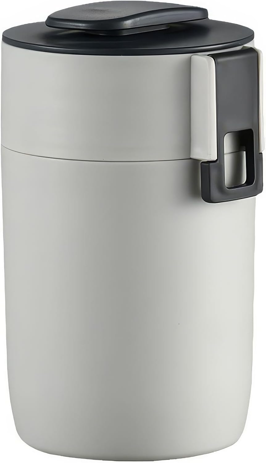 304 Çelik Gri 580 ml Yemek Mama Taşıma Saklama Kabı (SICAK TUTMAZ) cin561gr