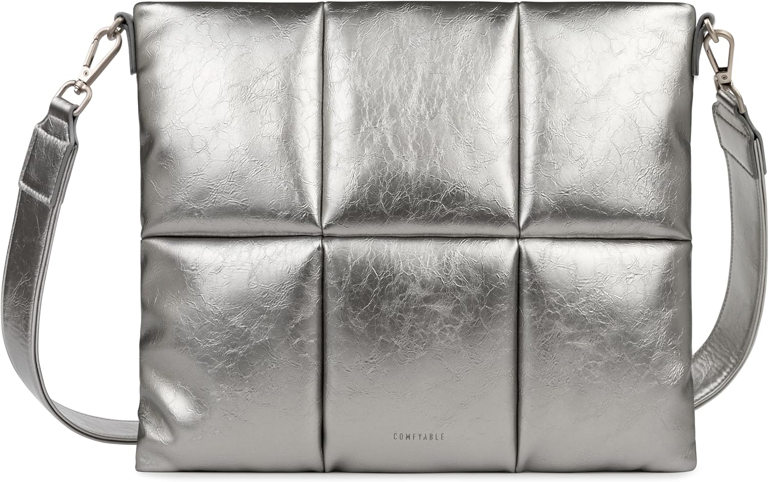 Kabarık Dizüstü Bilgisayar Kılıfı 13 inç 14 inç, Çapraz Askılı Puffer Laptop Taşıma Çantası, MacBook Air M4 M3 M2 M1 ile Uyumlu Yastık Kılıfı, MacBook Pro 13'ü 14'ü 14 arada M4, PU Deri