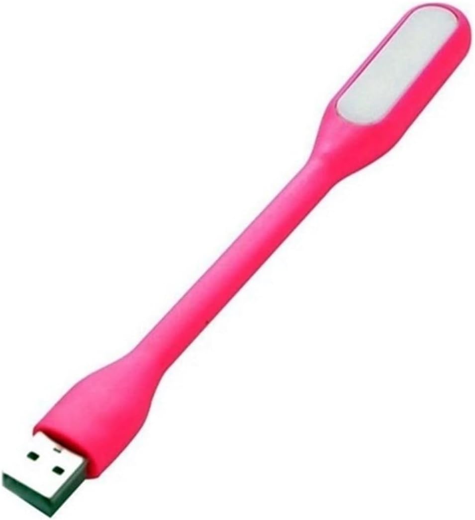 Esnek Ayarlanabilir Taşıması Kolay Laptop Ve Powerbank Uyumlu Usb Kitap Okuma Çalışma Gece Lambası pembe Pembe