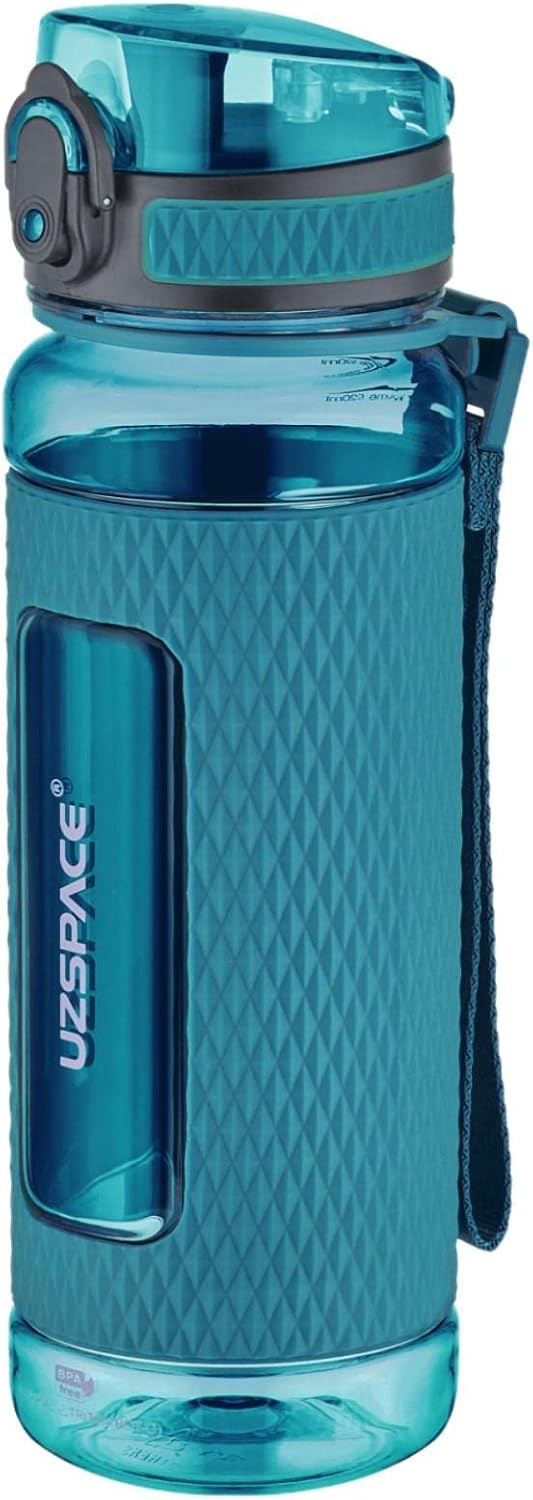 FiftyFifty 520ml Tritan Su Matarası Silikon Korumalı Kaydırmaz Gövde Yeşil