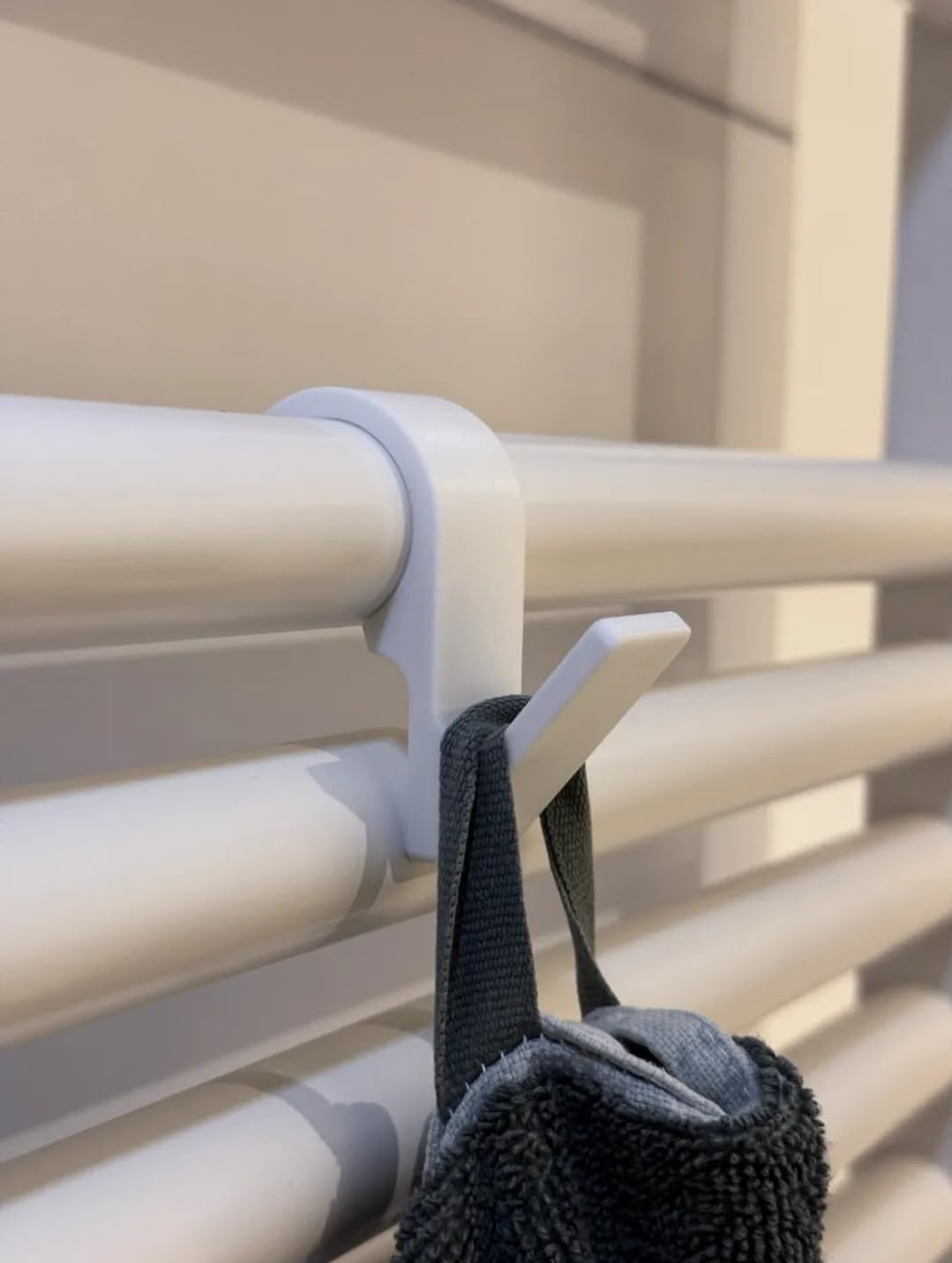 6 adet Beyaz Duşakabin Havlupan Petek Banyo Mutfak Kancalı Havlu Bornoz Askısı