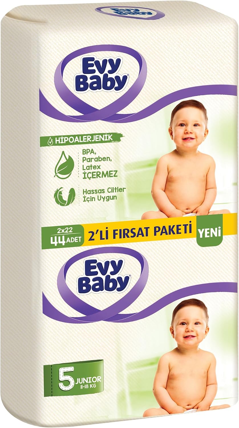 Bezi Junior 2'li Paket 5 Beden 44 Adet
