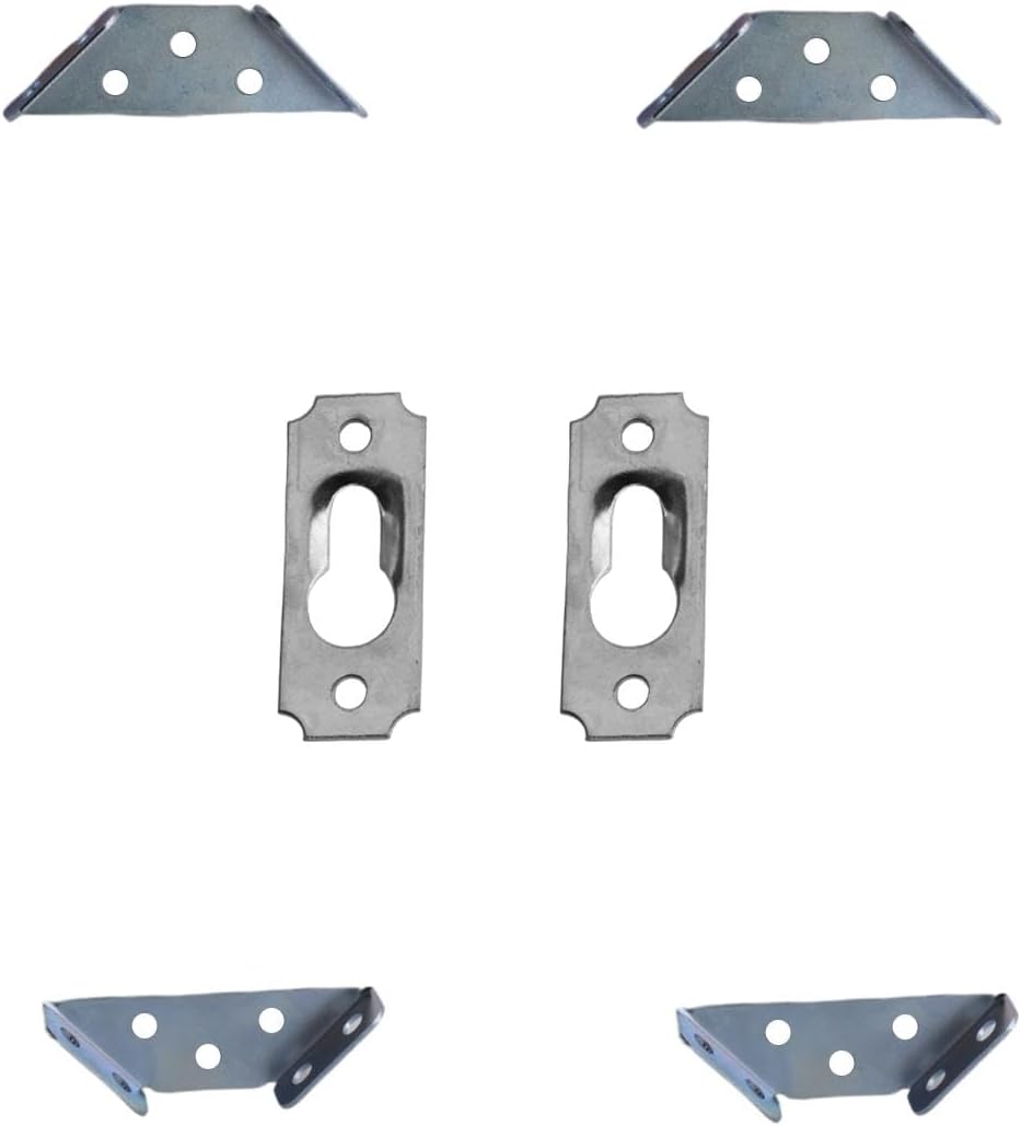 Metal Çok Amaçlı Köşe Birleştirme Aparat PVC Ahşap Çerçeve Tablo Montaj Köşe Gönye Asma Aparat Askı