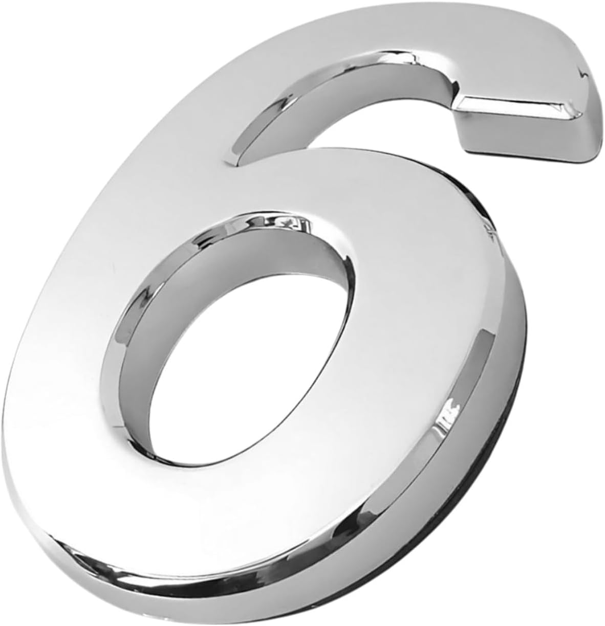 Yapışkanlı Kapı Numarası Küçük Boy 50 mm 5 cm Numara 6 Rakam Altı Sayısı Krom Renk Numaralar 1 Adet