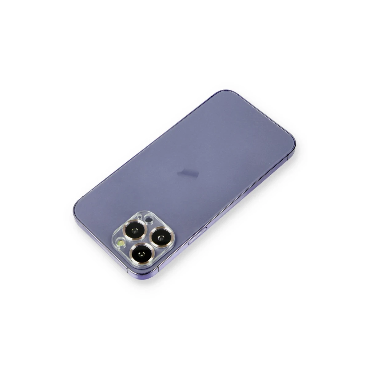 Apple iPhone 12 Pro Max Metal Kamera Lens Koruma Cam - Gold