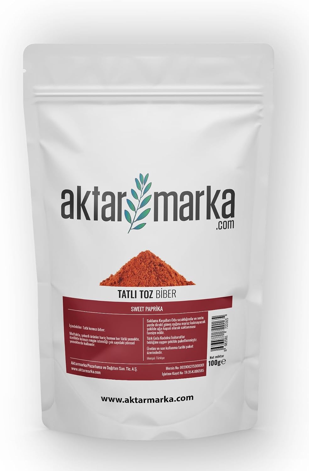 Tatlı Toz Biber 100 Gr