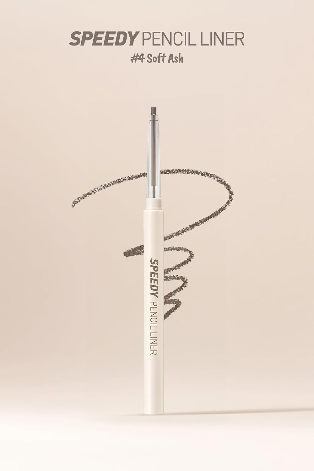 Suya Dayanıklı Kolay Kullanım Sunan Göz Kalemi Speedy Pencil Liner (4 Soft Ash)