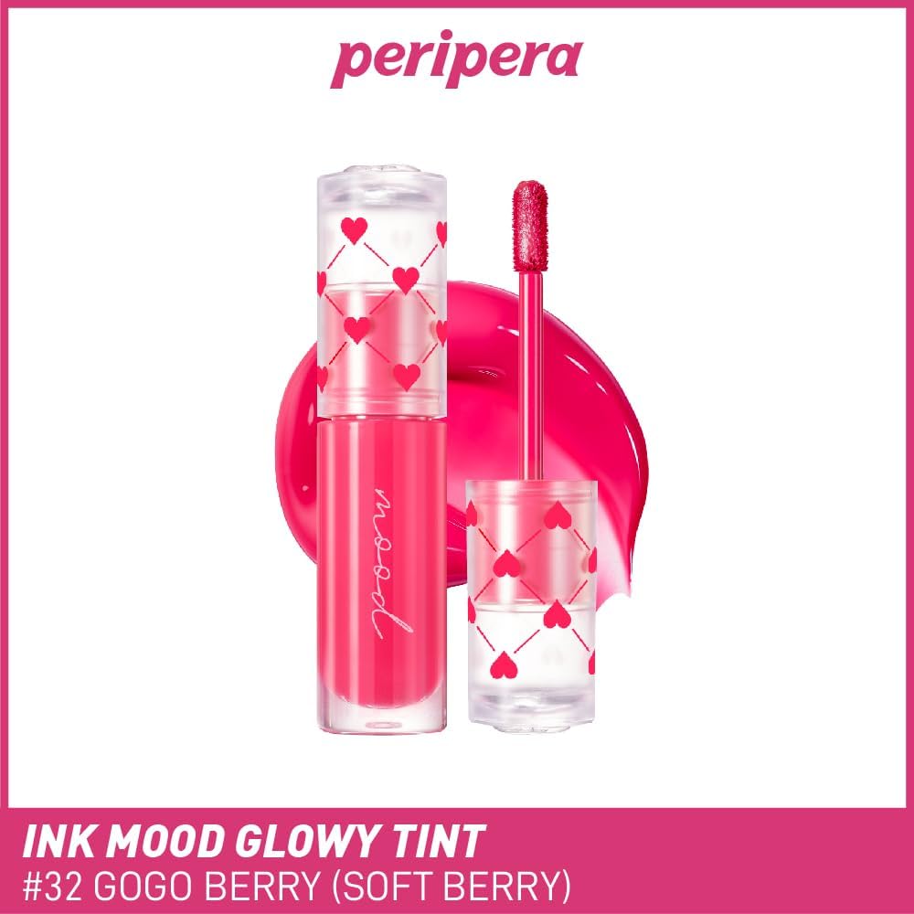 Kalıcı, Pigmentli, Parlak Bitişli Tint Ink Mood Glowy Tint (32 Gogo Berry)(Soft Berry)