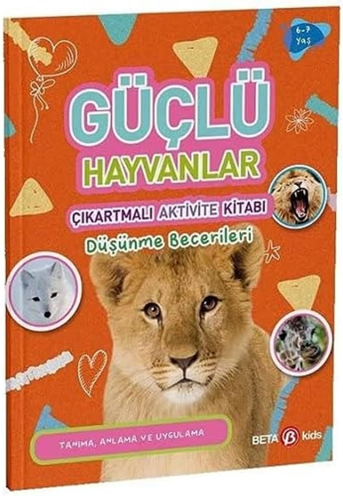 Güçlü Hayvanlar - Çıkartmalı Aktivite Kitabı