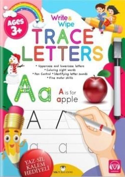 Trace Letters Write and Wipe Activity