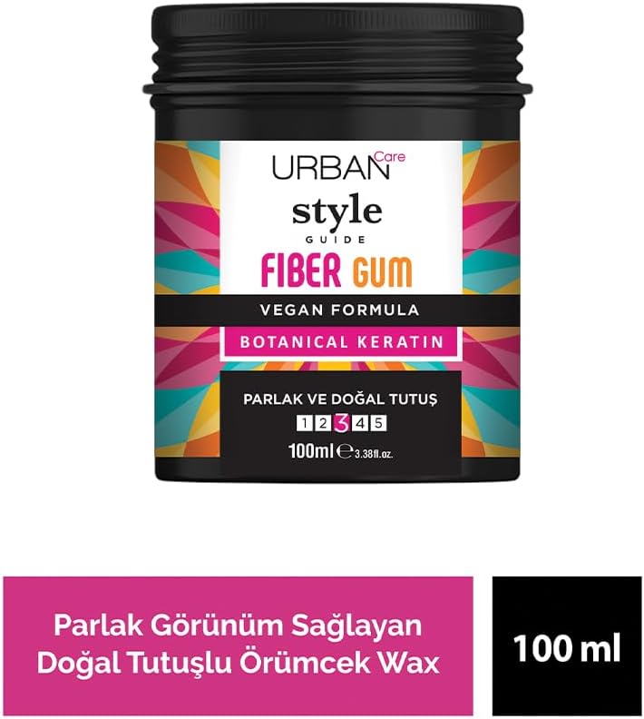 Style Guide Parlak Görünüm Sağlayan Fiber Gum- Doğal Tutuş- Saç Sakızı-100ml