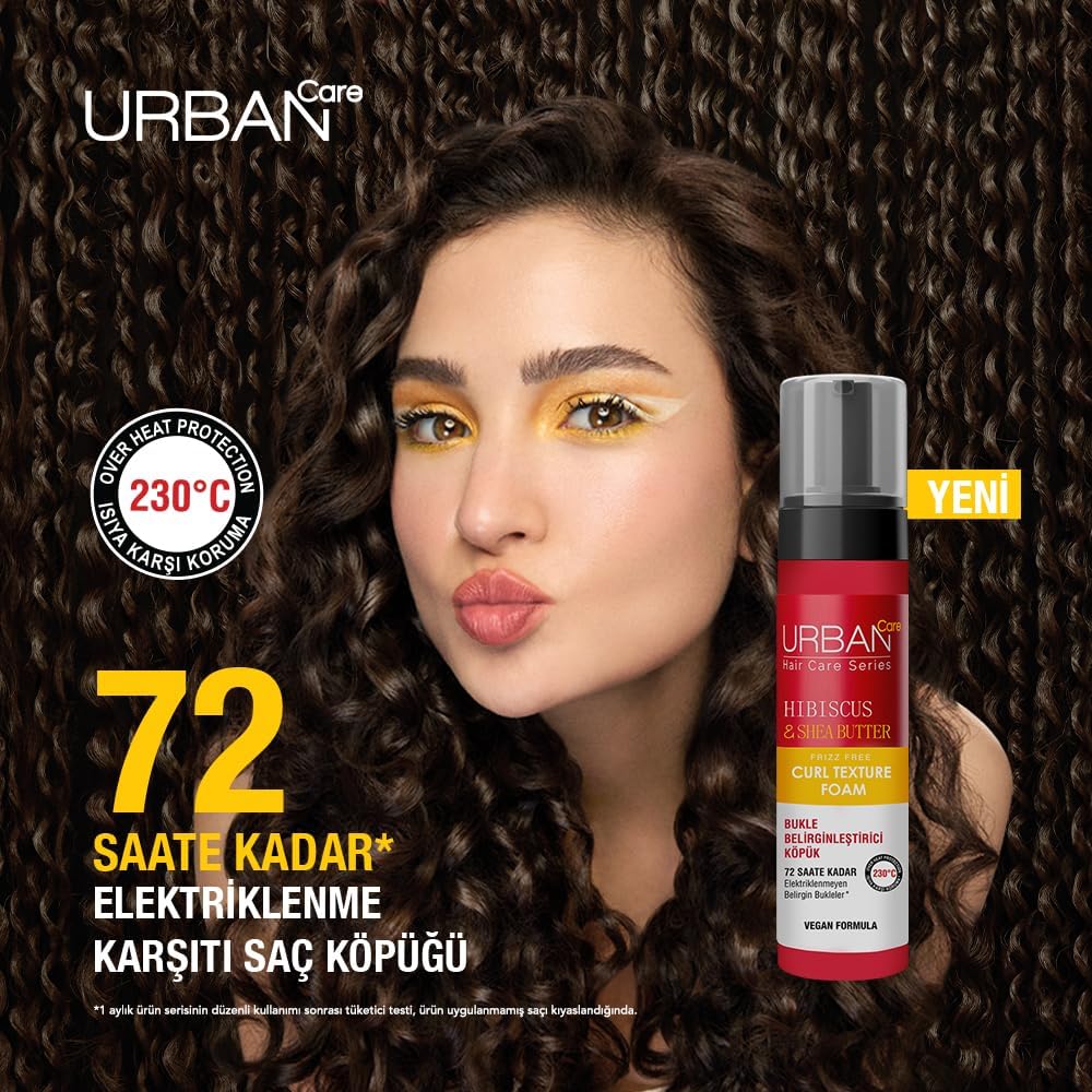 Hibiscus & Shea Butter Elektriklenme Karşıtı Saç Bakım Köpüğü-200 ML