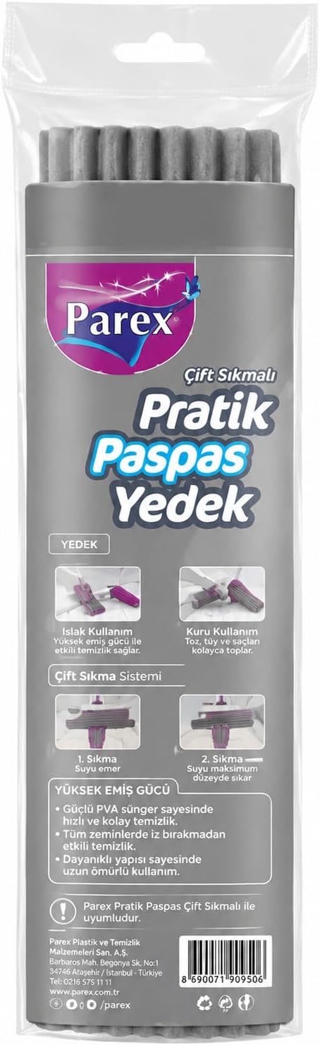 Pratik Paspas Çift Sıkmalı Yedek