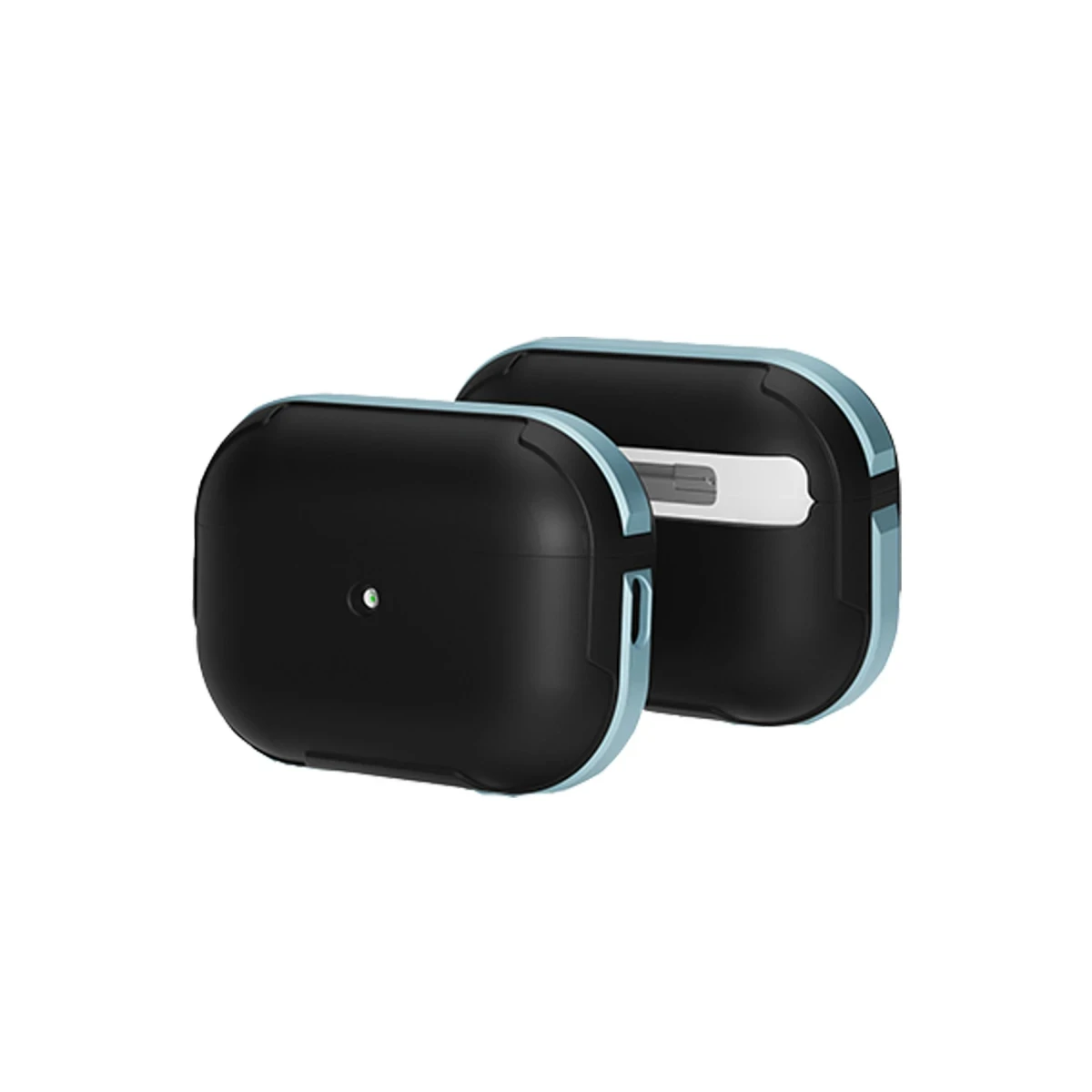 Movenchy Apple Airpods Pro 2 (2.nesil) MO-A8 Armor Kılıf - Sierra Blue