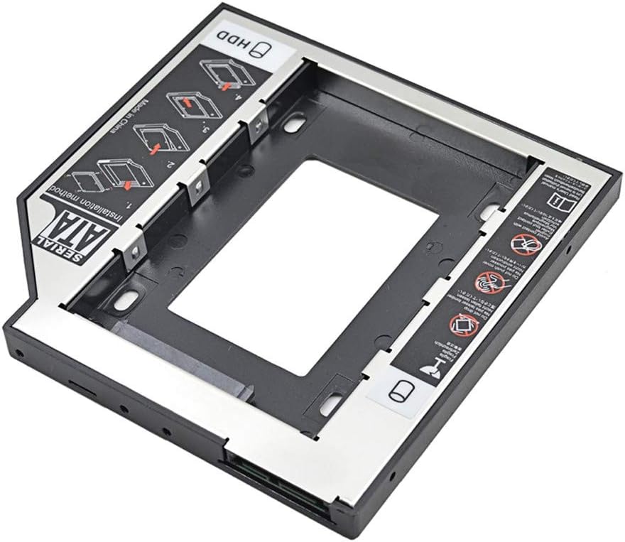 Al-4717 12.7 mm SATA HDD Harddisk Caddy Kızak Kutu Laptop SSD Notebook Ikinci HDD Takma