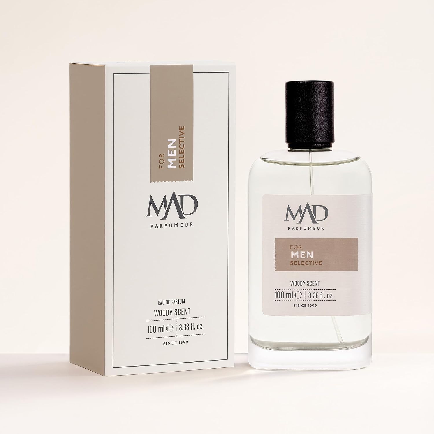 Mad J101 Selective Eau de Parfum (EDP) 100 ml Erkek Parfüm – Adaçayı, Karamel ve Paçuli ile Tatlı, Odunsu ve Çekici