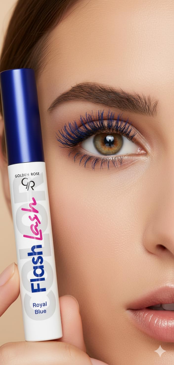 Flash Lash Colored Mascara No: 04 Royal Blue - Renkli Maskara