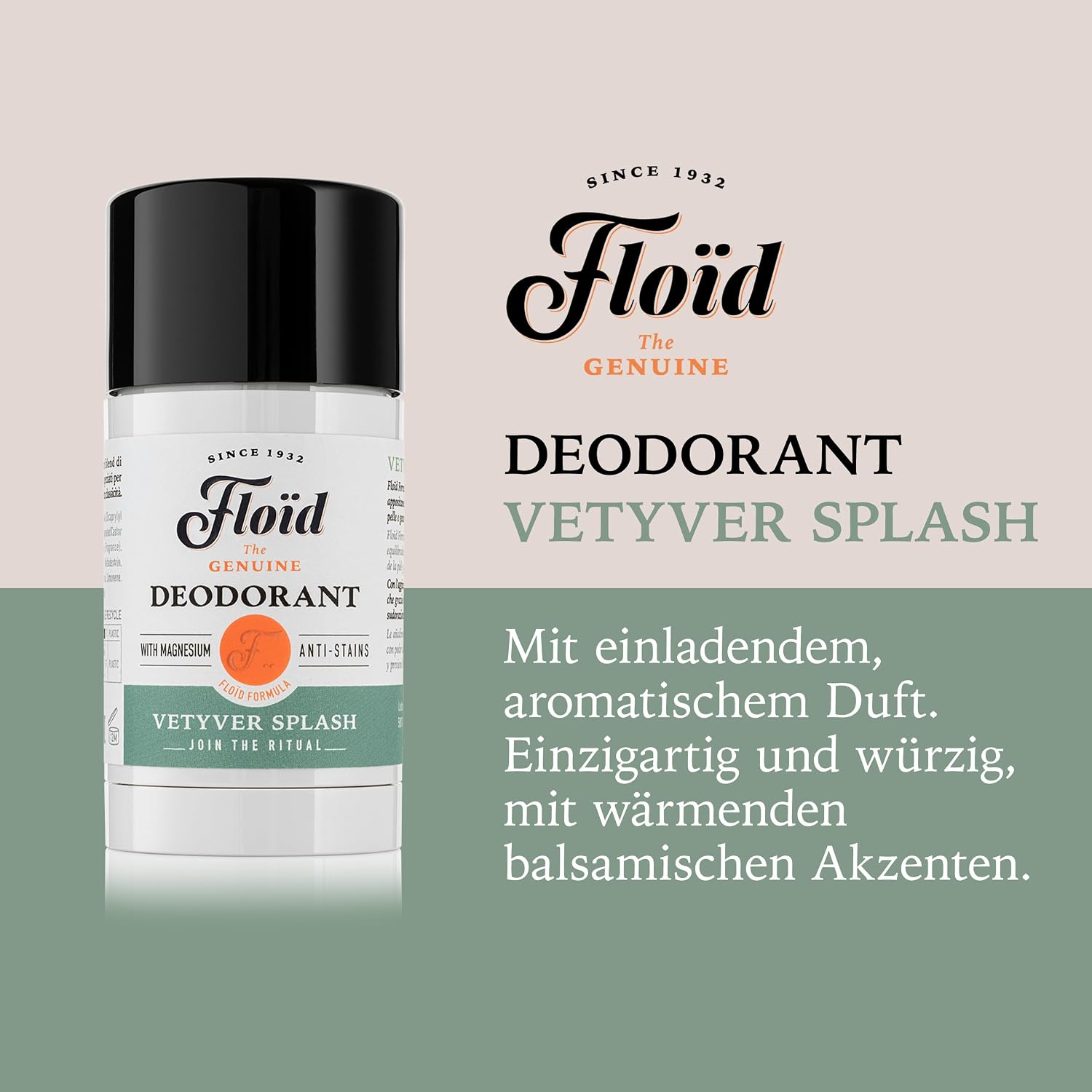 Vetyver Splash Stick Deodorant 75 ml