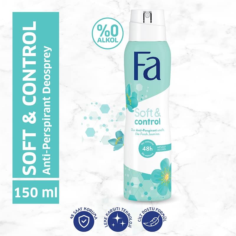 Soft & Control Kadın Yasemin Kokulu Deosprey 150 ml