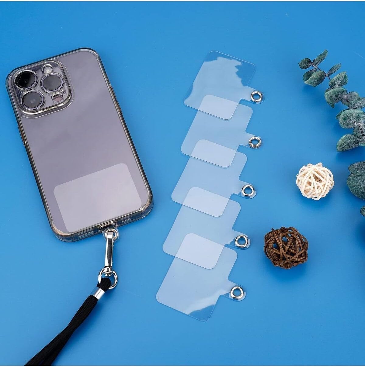 Telefon Boyun Askı Aparatı 5'li Paket, Universal – Şeffaf