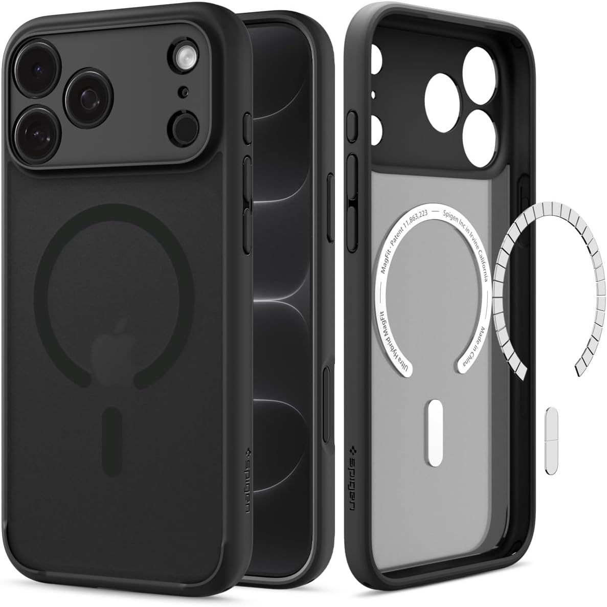 iPhone 18 Pro / 17 Pro ile Uyumlu MagSafe Kılıf Ultra Hybrid Mag Fit Frost Black - ACS10069