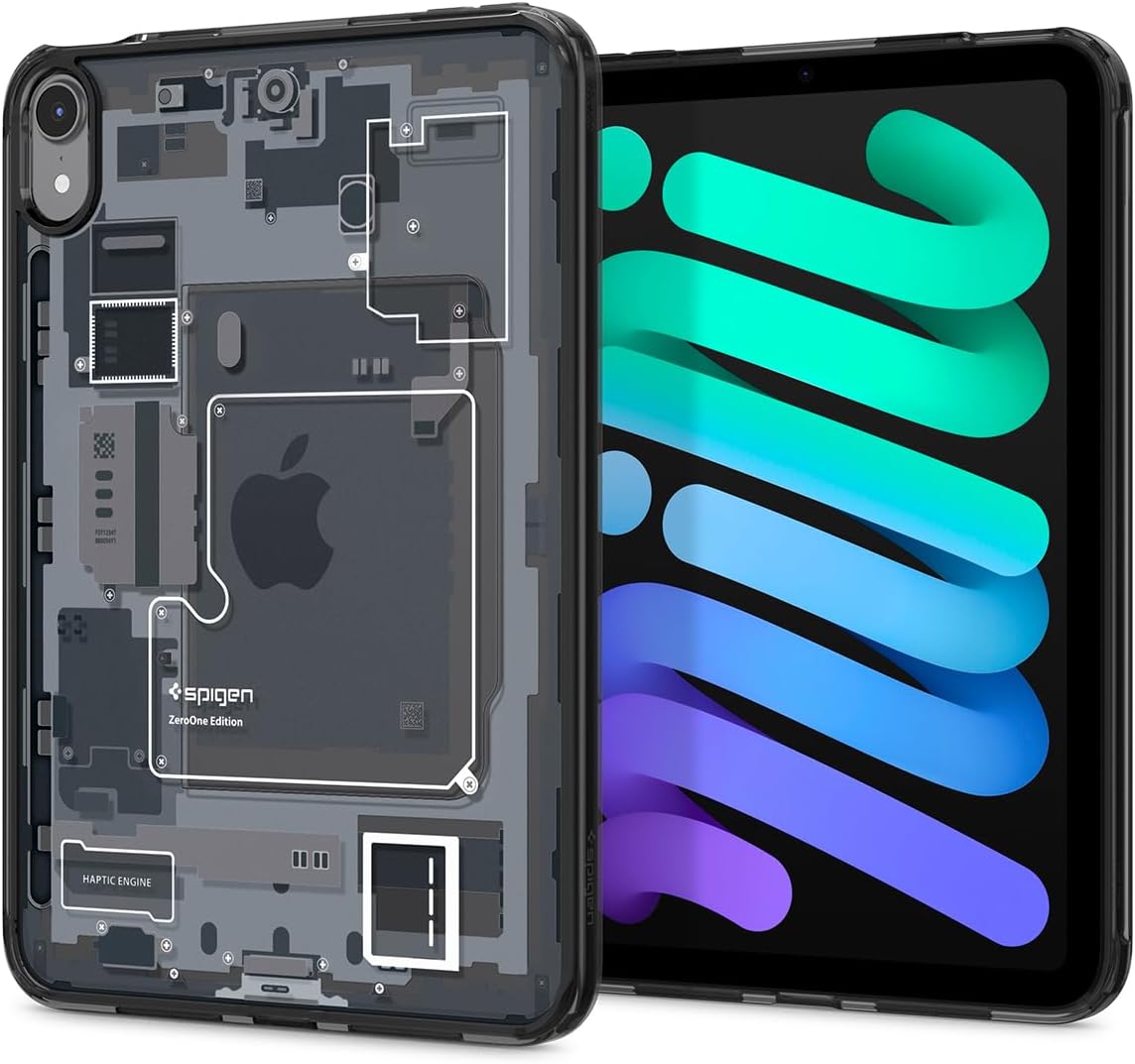 iPad mini (2024/2021) ile Uyumlu Kılıf Ultra Hybrid Zero One Black - ACS09162