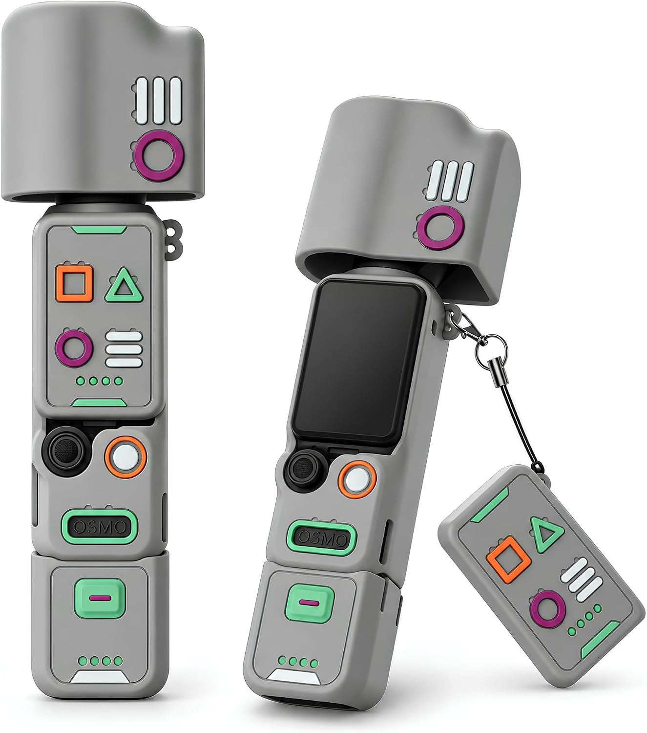 DJI Osmo Pocket 4 ile Uyumlu Silikon Koruyucu Kılıf