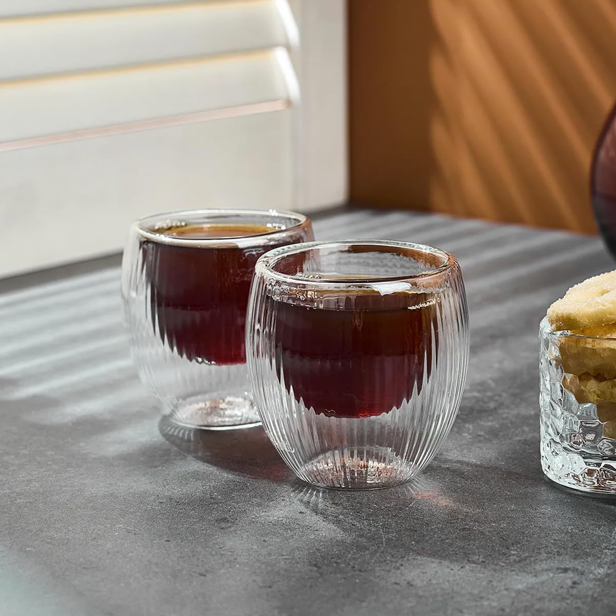 Lineo Cidarlı Bardak 2'li 80 ml