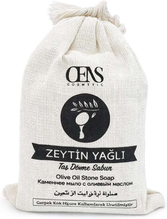 Zeytin Yağlı Taş Dövme El Yapımı Sabun, Doğal Zeytin Yağlı, Vücut Temizliği, 120g