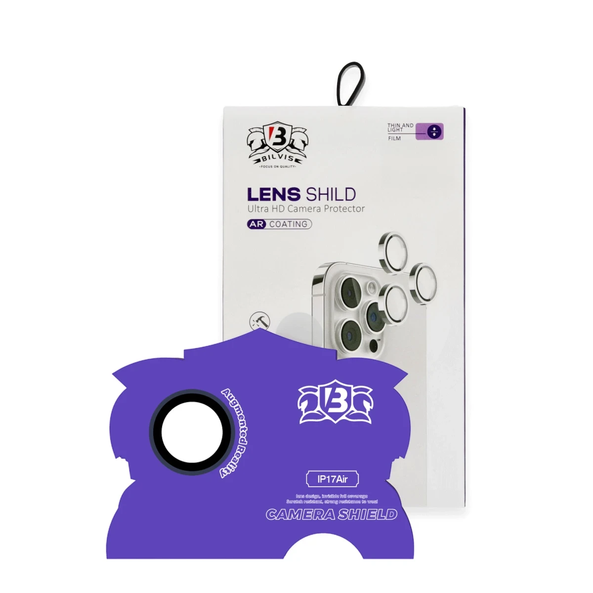 Apple iPhone 17 Air Bilvis Titan Kamera Lens - Lacivert