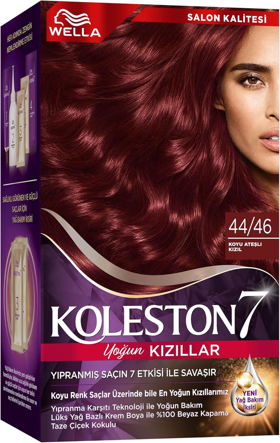 Koleston Supreme Kit Saç Boyası 44/46 Koyu Ateşli Kızıl