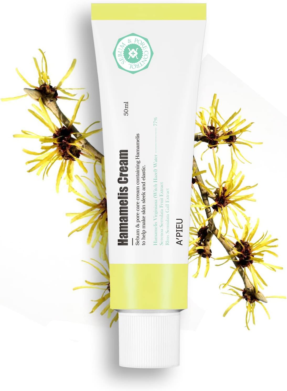 Yağlanma ve Gözenek Karşıtı Nemlendirici Krem 50ml APIEU Hamamelis Cream 50ml.