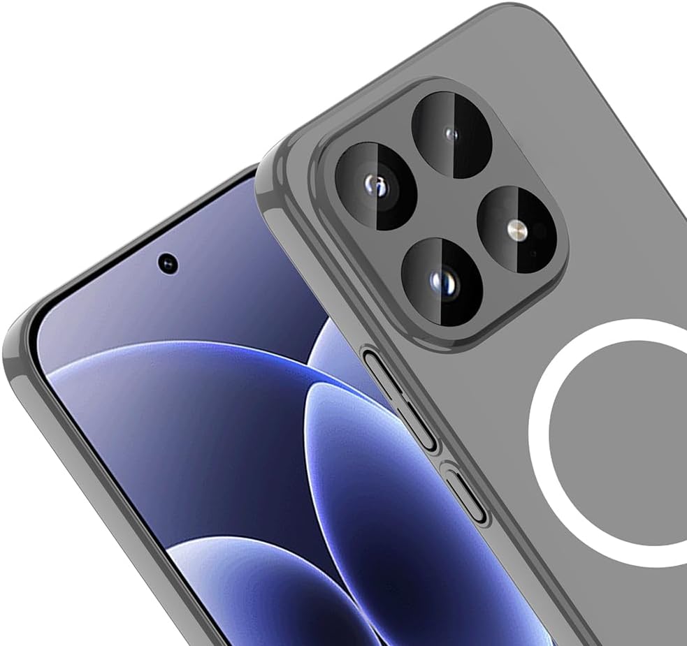 Xiaomi Mi 17T ile Uyumlu Kılıfı İnce Şeffaf Kamera Lens Korumalı M-Safe Şarj Özellikli Sert Silikon Kap London Renksiz
