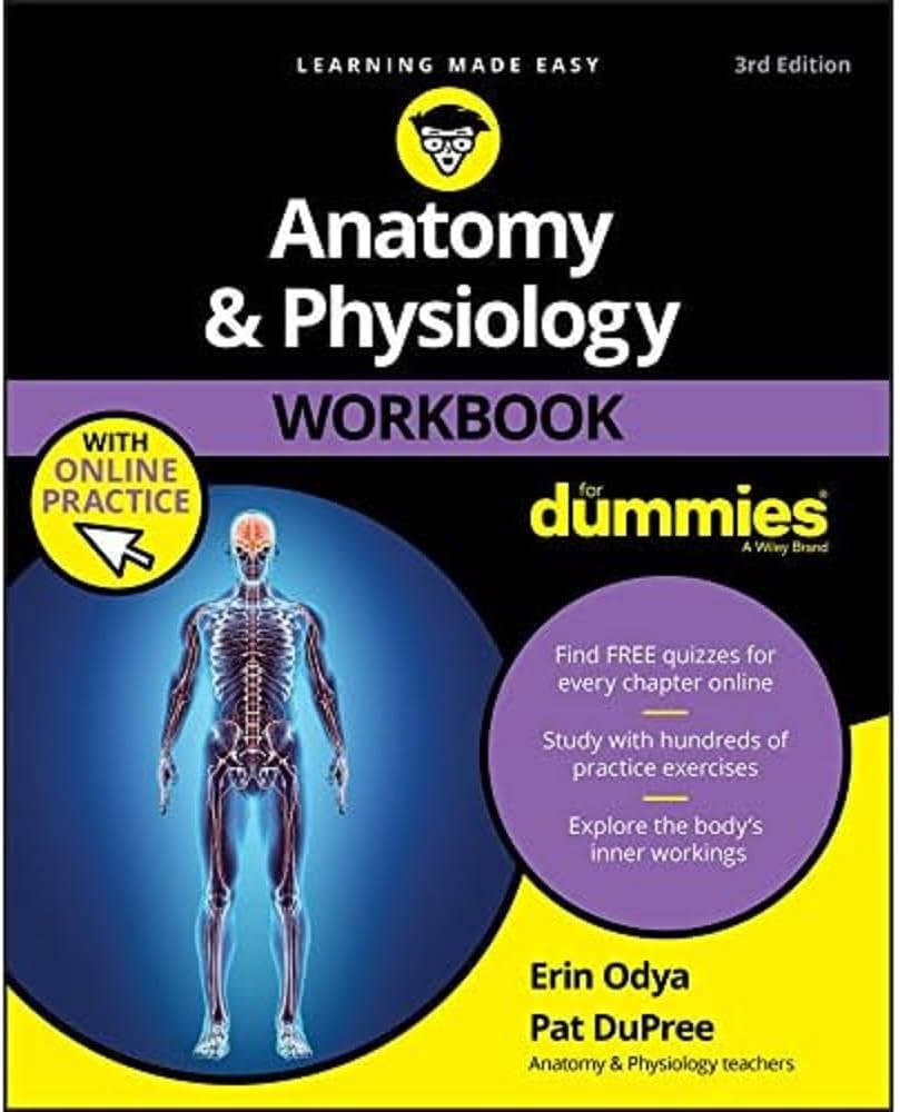 Anatomy & Physiology Workbook For Dummies with Online Practice